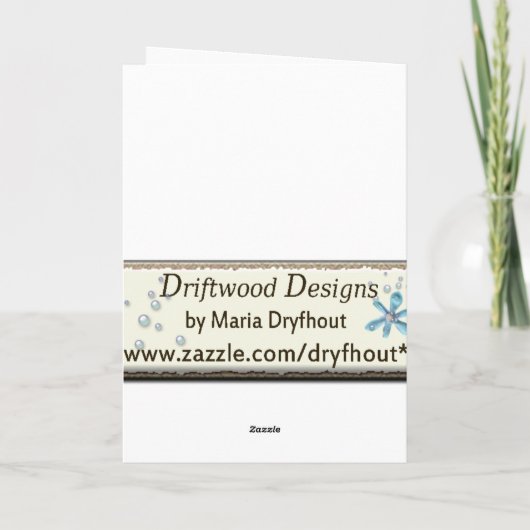 Puggle Welpe Karte (Rückseite)