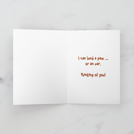 Puggle Welpe Karte (Innenseite)