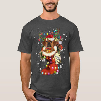 Puggle Xmas Boot Weihnachtssock Winterschnee T-Shirt