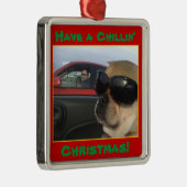 Puggles Cooles Weihnachten Weihnachtsbaum Ornament (Rechts)