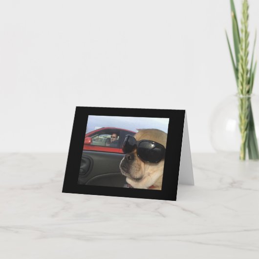 Puggles Gruß-Karte Karte (Vorderseite)