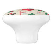 Puggy Christmas Knob Keramikknauf (Seitenansicht)
