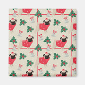 Puggy Christmas Magnet (Vorne)