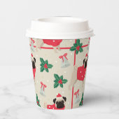 Puggy Christmas Paper Cups Pappbecher (Rückseite)