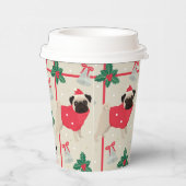 Puggy Christmas Paper Cups Pappbecher (Rechts)