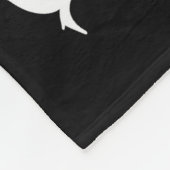 Puggy Christmas Pug Xmas Pug Santa Claus Pug Fleecedecke (Ecke)