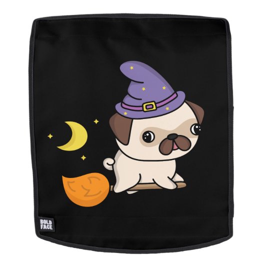 Puggy Hexen-Rucksack #2 Gesicht Rucksack (Abnehmbare Front)