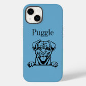 Puggy Hund Case-Mate iPhone Hülle (Rückseite)
