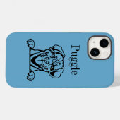 Puggy Hund Case-Mate iPhone Hülle (Rückseite (Horizontal))