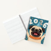 “Puggy Stardust 2026: Deluxe Spiral Notebook Notizblock (Innenseite)