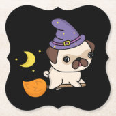 Puggy Witch Coasters #2 Untersetzer (Vorderseite)