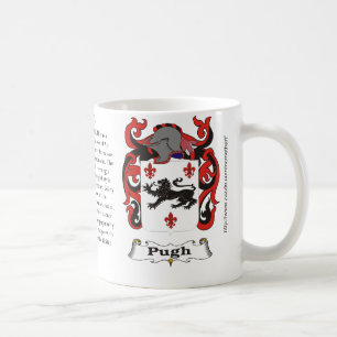 Pugh, der Ursprung, Bedeutung und das Wappen Kaffeetasse