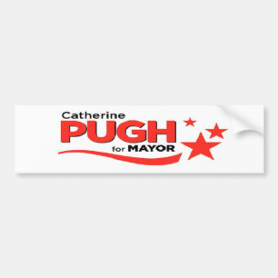 Pugh für Bürgermeister Autoaufkleber