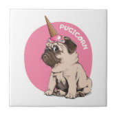 Pugicorn Fliese (Vorderseite)