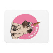 Pugicorn Magnet (Horizontal)