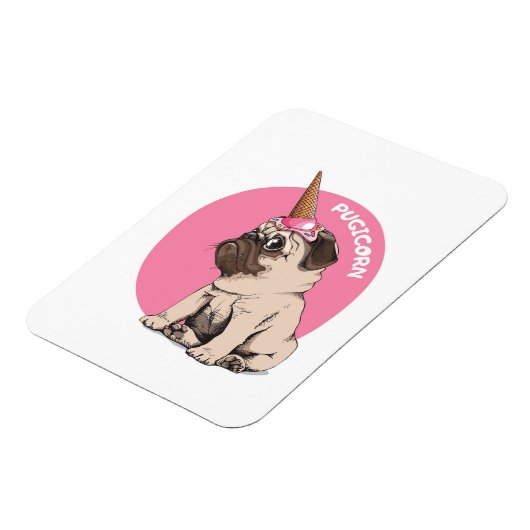 Pugicorn Magnet (Linke Seite)