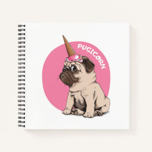 Pugicorn Notizblock