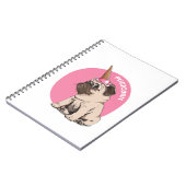 Pugicorn Notizblock (Linke Seite)