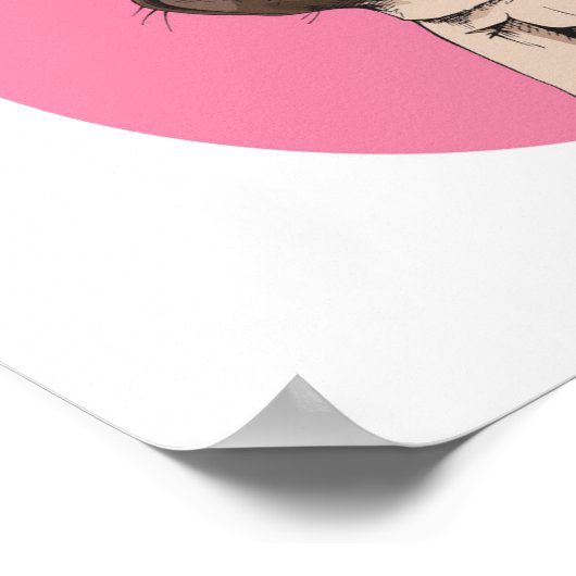 Pugicorn Poster (Ecke)