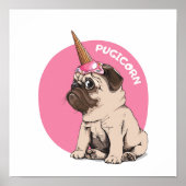 Pugicorn Poster (Vorne)