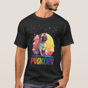 Pugicorn Pug Einhorn Pugs Hundebesitzer T-Shirt