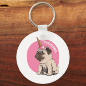 Pugicorn Schlüsselanhänger (Vorderseite)