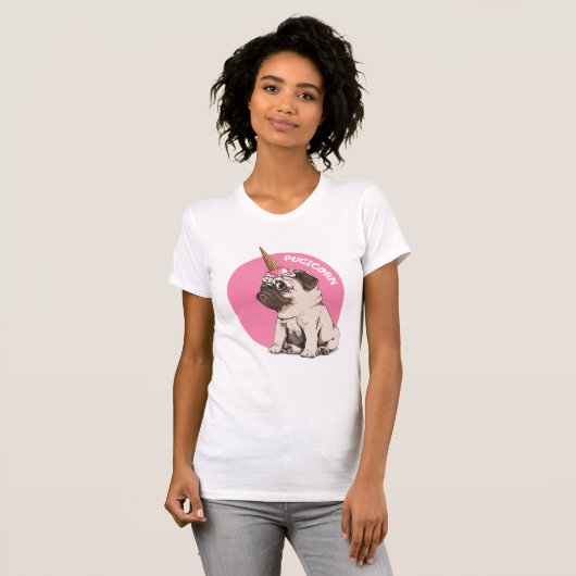 Pugicorn T-Shirt (Vorne ganz)