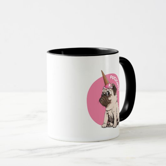 Pugicorn Tasse (VorderseiteRechts)