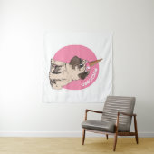 Pugicorn Wandteppich (Beispiel (Horizontal))