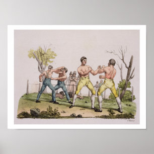 Pugilists, überziehen 31 'von der Geschichte des Poster