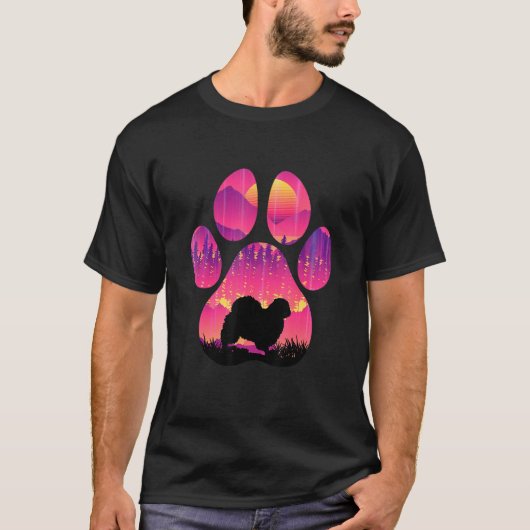 Puginese Paw Mom Dad Dog  Women Men T-Shirt (Vorderseite)