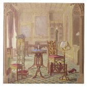 Pugins gotische Möbel, durch Augustus Charles Pugi Fliese (Vorderseite)