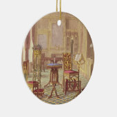 Pugins gotische Möbel, durch Augustus Charles Pugi Keramikornament (Rechts)