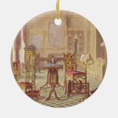 Pugins gotische Möbel, durch Augustus Charles Pugi Keramikornament (Hinten)