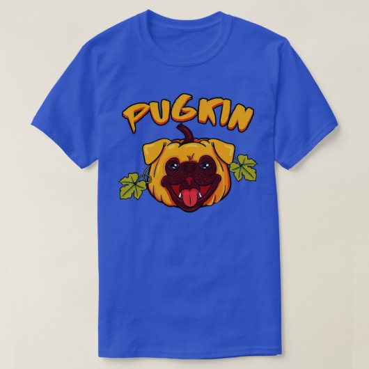 Pugkin Halloween Trick oder Treat Pumpkin Mops Ges T-Shirt (Design vorne)