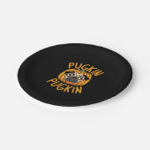 Pugkin Mops Hund Halloween Pappteller (Schrägansicht)