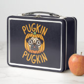 Pugkin Pug Dog Halloween Metall Brotdose (Beispiel)