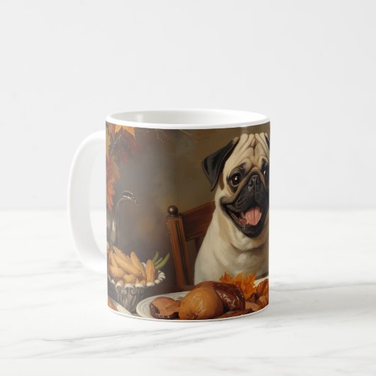 “Pugkin Spice & Everything Nice” Kaffeetasse (Vorderseite Links)