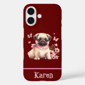 Puglet Case-Mate iPhone Hülle (Rückseite)