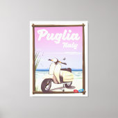 Puglia Italien Reiseplakat. Leinwanddruck (Vorderseite)