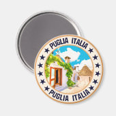 Puglia Magnet (Vorderseite/Rückseite)