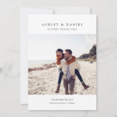 Puglia Wedding Italien Save the Date Einladung (Rückseite)