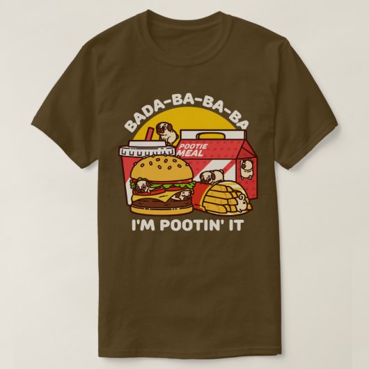 Puglie Pootie Meal T-Shirt (Design vorne)
