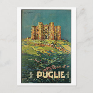 "Puglie (Puglia) Vintage-Italienisches Reiseplakat Postkarte