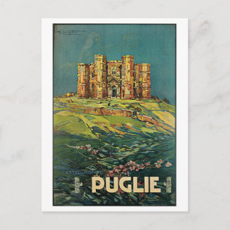 "Puglie (Puglia) Vintage-Italienisches Reiseplakat Postkarte