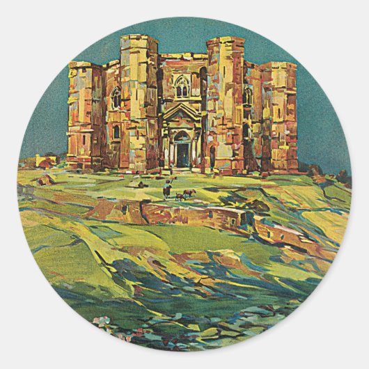 Puglie Runder Aufkleber (Vorderseite)