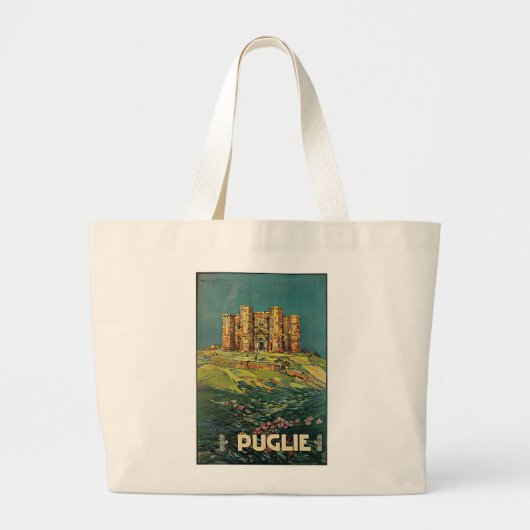 Puglien Jumbo Stoffbeutel (Vorne)