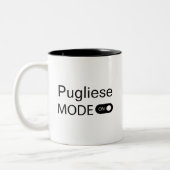 Pugliese Modus auf lustige Tango Tänzer Tango Zweifarbige Tasse (Links)