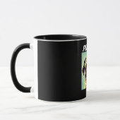 PUGLIFE Mops Welpe Ever Tasse Niedliches Portrait (Links)