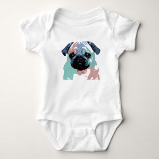 Pugly Baby Strampler
